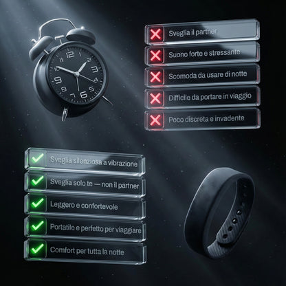 Wake Bracciale – Sveglia Silenziosa a Vibrazione