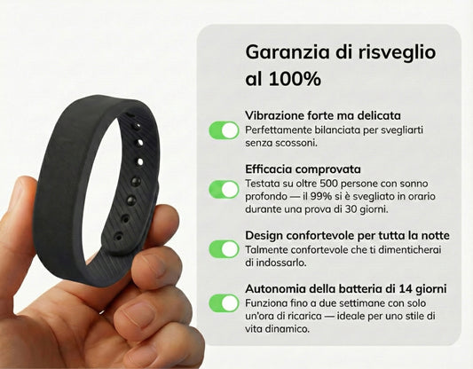 Wake Bracciale – Sveglia Silenziosa a Vibrazione